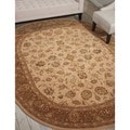 Nourison Hand-tufted Kashan Ivory Rug