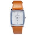 Skagen Women's Steel Orange Leather Strap Watch