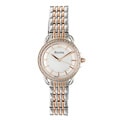 Bulova Women's Diamond Rose and Stainless Steel Two Tone Watch