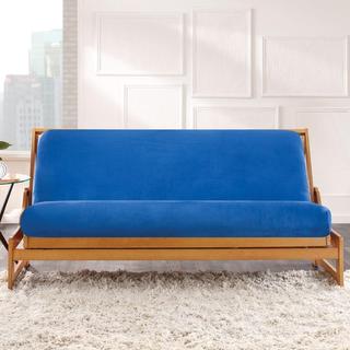 blue futon