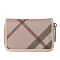Burberry 3799530 Smoked Check Zip-around Wallet