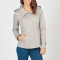 CoffeeShop Juniors Grey Hooded Cotton Jacket