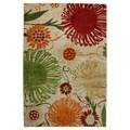 Flower Shower Multi-colored Area Rug