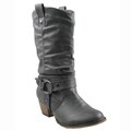 Refresh Women's 'Wild' Grey Cowboy Boots