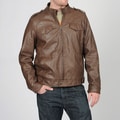 Grind by CoffeeShop Men's Brown PU Jacket