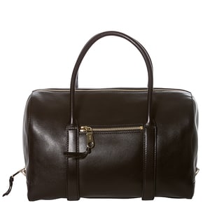 Chloe 'Madeleine' Black Leather Satchel Bag