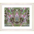 'Temple of Lilies - Green' Framed Giclee Print