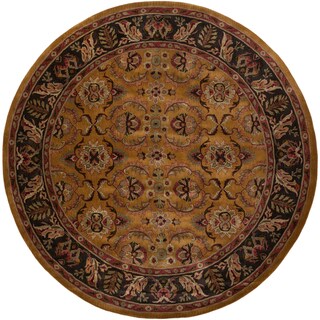 Hand-tufted 'Duvall' Parchment Wool Rug (10' Round)