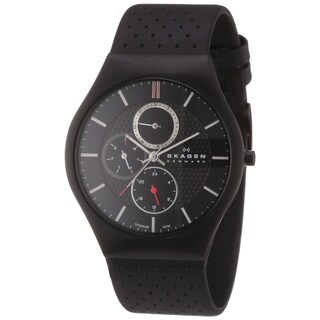 Skagen Men's Black Titanium Multi-function Watch