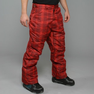 Zonal Men's 'Lumber' Red Snowboard Pants