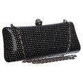 J. Furmani Hardcase Rhinestone Embellished Clutch