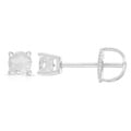 Sterling Silver 1/10 to 1 1/2ct TDW Diamond Stud Earrings