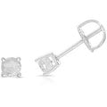 Sterling Silver 1/4 to 2ct TDW White Diamond Single Stud Earring
