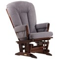 Dutailier Ultramotion Coffee/ Dark Grey 2-post Glider
