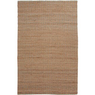 JRCPL Tan Jute/ Cotton Area Rug (2'6 x 4')