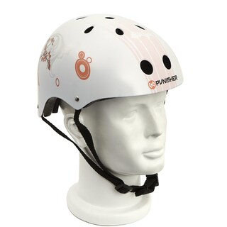 Punisher Skateboards Cherry Blossom Medium 11-Vent Skateboard Helmet-Image