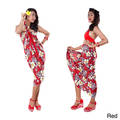Vivid Hibiscus Flower Sarong (Indonesia)