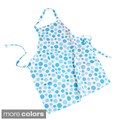 Saro Polka Dot Denim Apron