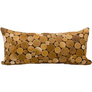 Cowhide Amber Pillow