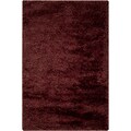 Hand-woven Brick Red Mississauga Shag Rug