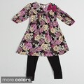 Paulinie Collection Girl's Legging and Tunic Set