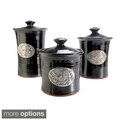 Artisans Domestic 3-piece Gourmet Canister Set with Bird Accent