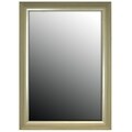 36x46 Stepped Silver Petite Mirror