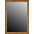22x58 Grecian Beaded Sun Gold Mirror