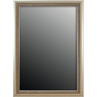 Peruvian Aged Silvertone Trim 26x36-inch Mirror