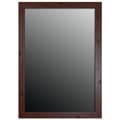 New England Walnut Finish 34x44-inch Mirror