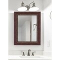 Birds Eye Cherry Gold Accents Mirror (28x38)