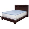 Select Luxury Swirl Gel Memory Foam 2-inch Medium Firm Mattress Topper
