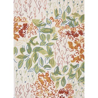 Floral Multicolor Indoor/ Outdoor Runner (2'6 x 8')