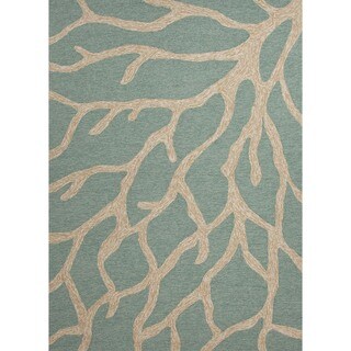 Coastal Blue Indoor/ Outdoor Rug (2' x 3')