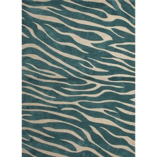 Modern Animal Print Tufted Rug (5' x 7'6)