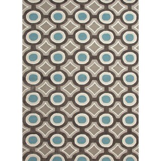 Modern Geometric Tufted Rug (5' x 7'6)