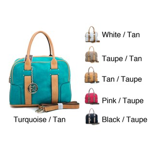 Anais Gvani Women's Two-toned Box Satchel Handbag