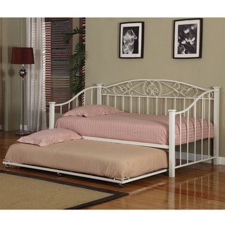 [1] K&B DB-04CW Cream White Finish Day Bed