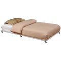 K&B TR04-CW D Cream White Finish Trundle Bed