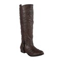 Liliana by Beston Women's 'Marsala' Brown Riding Boots