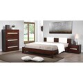 Eureka Upholstered King-size Platform Bed