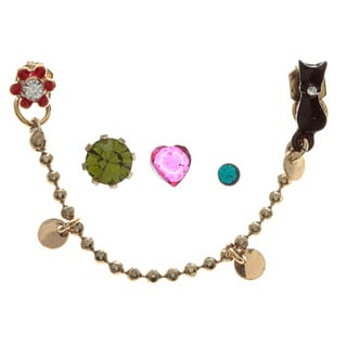 Betsey Johnson 5-stud Earring Set