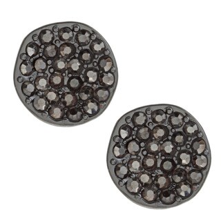 Kenneth Cole Silvertone Cubic Zirconia Stud Earrings