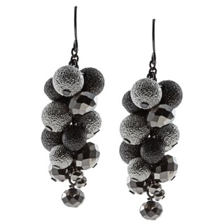 Kenneth Cole Silvertone Dangle Earrings
