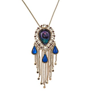 Betsey Johnson Teardrop Pendant Fashion Necklace