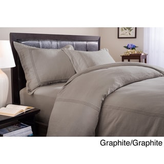 Roxbury Park Baratto Linen 3-piece Duvet Cover Set