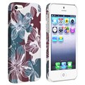 BasAcc Flower Rear Style 30 Rubber Coated Case for Apple iPhone 5
