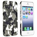 BasAcc Grey Camouflage Rear Rubber Coated Case for Apple iPhone 5