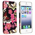 BasAcc Flower Rear Style 51 Rubber Coated Case for Apple iPhone 5