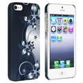 BasAcc Blue/ White Flower Rear Style 38 Coated Case for Apple iPhone 5